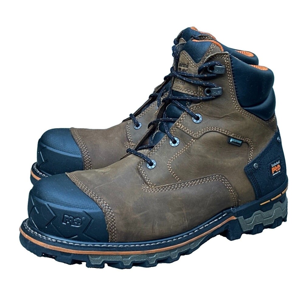 Timberland Pro Boondocks 6 inch Waterproof Composite Boot Mens 13W Anti Fatigue